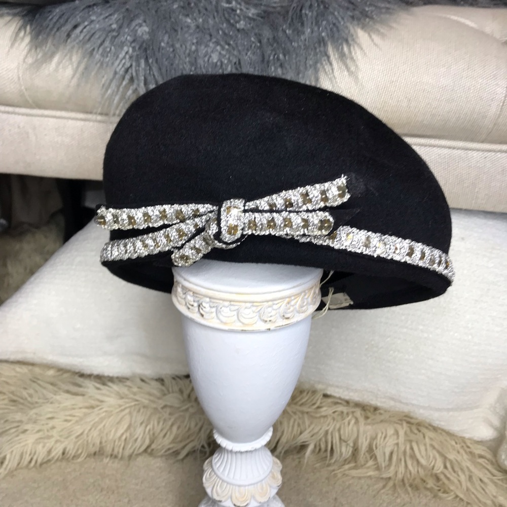 VTG Henry Pollak Peachfelt Wool Hat sz OS